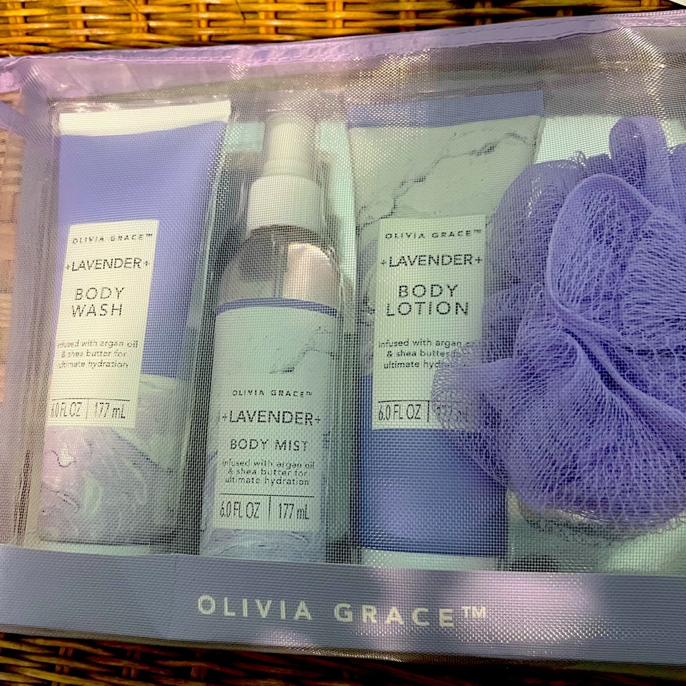 Lavender bath set - Picture 2 of 4